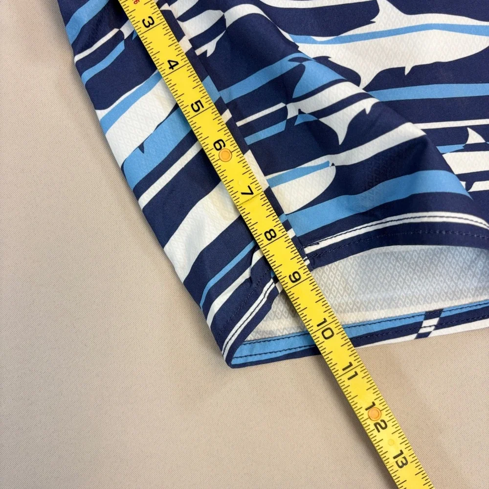 Vineyard Vines Board Shorts Mens 32 Blue Shark Stripe 9